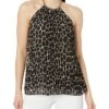 MICHAEL Michael Kors Giraffe Pleated Chain Top