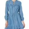 MICHAEL Michael Kors Chambray Ruffle Dress