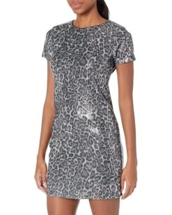 MICHAEL Michael Kors Petite Sequin T-Shirt Mini Dress