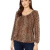 MICHAEL Michael Kors Leopard Peasant Top -Michael Michael Kors Shop 91Z3DpSUVsL. AC SR736920