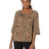 MICHAEL Michael Kors Petite Paisley Flare Sleeve Top -Michael Michael Kors Shop 91gxxj8 yL. AC SR736920