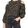 MICHAEL Michael Kors Giraffe Cold-Shoulder Blouse -Michael Michael Kors Shop 91oKRC2iL. AC SR736920