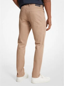 Parker Slim-Fit Stretch-Twill Pants -Michael Michael Kors Shop CB93CKM3DR 0250 2