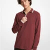 Greenwich Cotton Polo Long-Sleeve Shirt -Michael Michael Kors Shop CF2512820B 2891 1