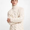 Cable Alpaca Blend Turtleneck Sweater -Michael Michael Kors Shop CF260525SS 0110 1