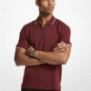 Waffle-Knit Cotton Polo Shirt -Michael Michael Kors Shop CS250R65E0 1610 1
