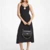 Matte Jersey Cutout Midi Dress -Michael Michael Kors Shop MF381PN7AW 0001 1