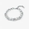 Platinum-Plated Brass Pavé Logo Chain Bracelet 1 Platinum-Plated Brass Pavé Logo Chain Bracelet -Michael Michael Kors Shop MKJ7954 0040 1
