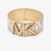 Fulton Gold-Tone Logo Bangle -Michael Michael Kors Shop MKJ7972 0150 1