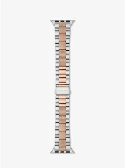 Pavé Two-Tone Strap For Apple Watch® -Michael Michael Kors Shop MKS8005 0991 2