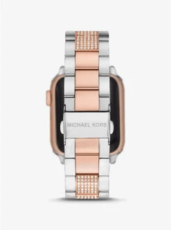 Pavé Two-Tone Strap For Apple Watch® -Michael Michael Kors Shop MKS8005 0991 3