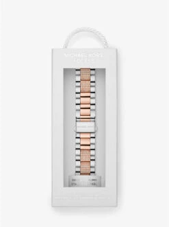 Pavé Two-Tone Strap For Apple Watch® -Michael Michael Kors Shop MKS8005 0991 4