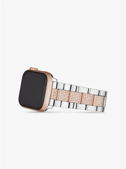 Pavé Two-Tone Strap For Apple Watch® -Michael Michael Kors Shop MKS8005 0991 6