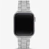 Pavé Silver-Tone Strap For Apple Watch®