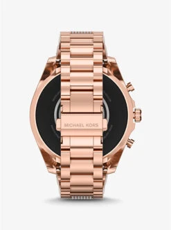 Gen 6 Bradshaw Pavé Rose Gold-Tone Smartwatch -Michael Michael Kors Shop MKT5135V 0622 3